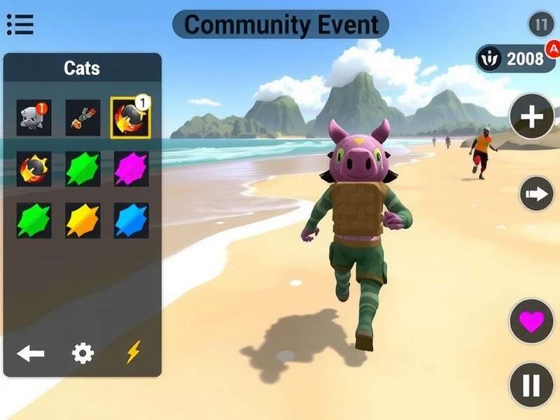 Rhino Seaside Runner character customization options